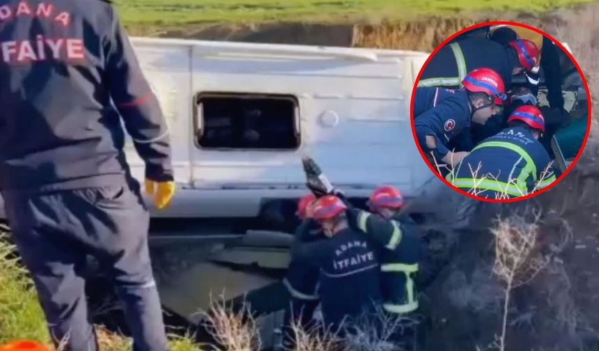 Öğrenci servisi şarampole devrildi: Çok sayıda yaralı var!