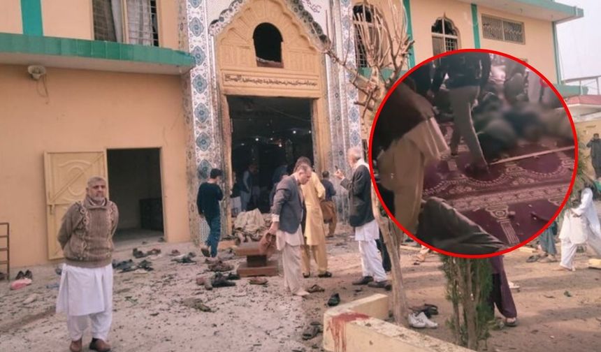 Pakistan'da cuma namazı sırasında camide patlama! Çok sayıda ölü ve yaralı var