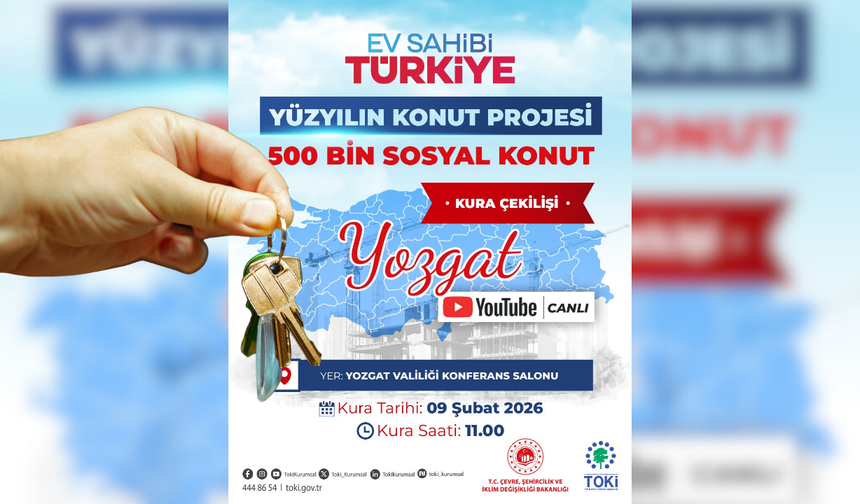 Yozgat TOKİ kurası başladı mı? Bugün Yozgat kurası mı çekilecek? TOKİ Yozgat kurası ne zaman, saat kaçta?