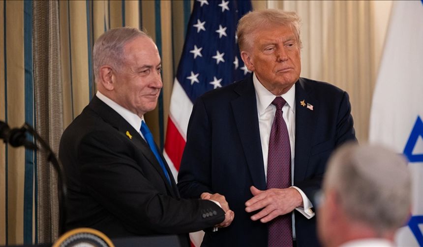 ABD Başkanı Trump ile İsrail Başbakanı Netanyahu bir araya geldi