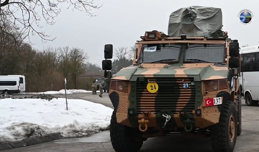 Türk zırhlıları Almanya otobanında görüntülendi