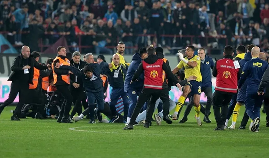 Olaylı Trabzonspor-Fenerbahçe derbisinin faturası kesildi!