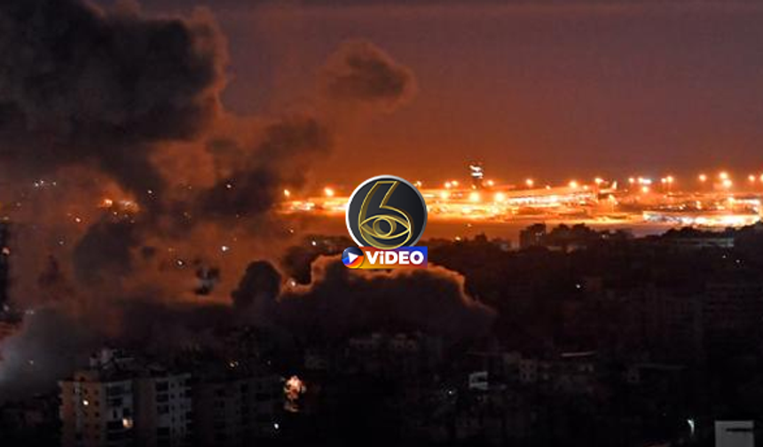 İsrail ordusu Lübnan'a hava saldırısı başlattı! | VİDEO