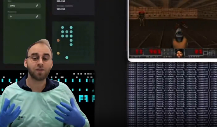 Beyin hücrelerine efsane oyun DOOM'u oynattılar