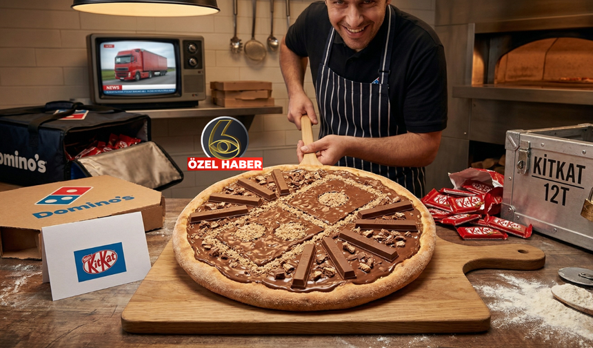 Domino's'tan çalıntı KitKat göndermesi