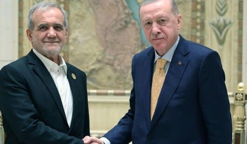 Cumhurbaşkanı Erdoğan, İran Cumhurbaşkanı Pezeşkiyan ile görüştü