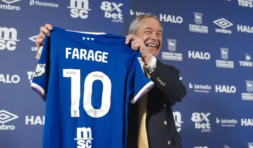 Ipswich Town’da Farage depremi