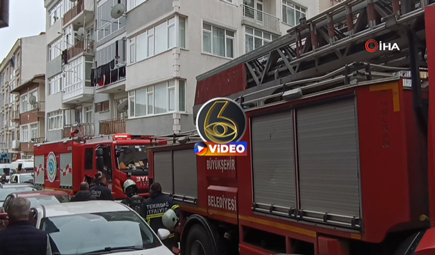 Tekirdağ'da fırında yangın paniği! I VİDEO