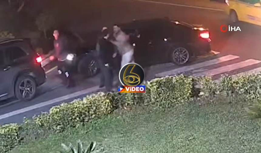 Yol verme tartışmasında silah çekti! İşte o anlar... I VİDEO