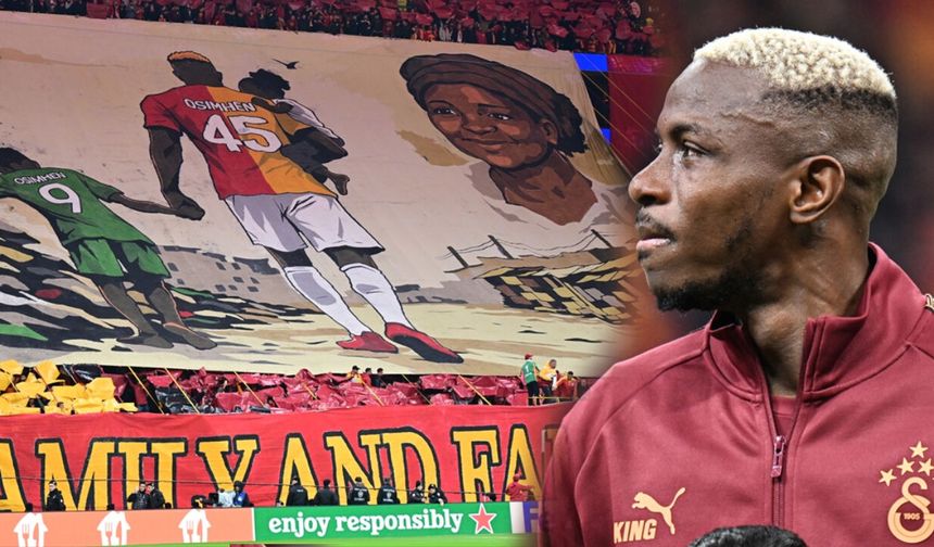 Dünya basını Osimhen'e yapılan koreografiyi konuşuyor...