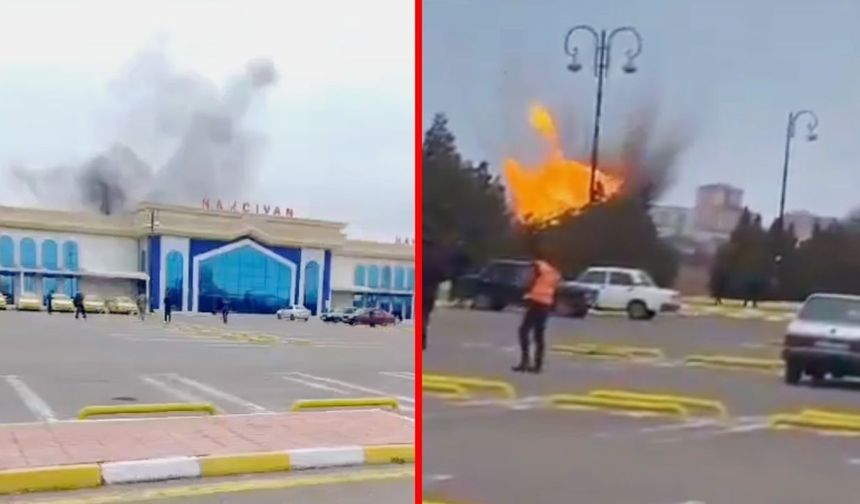 İran'a ait İHA Nahçıvan Havalimanı'nı vurdu!