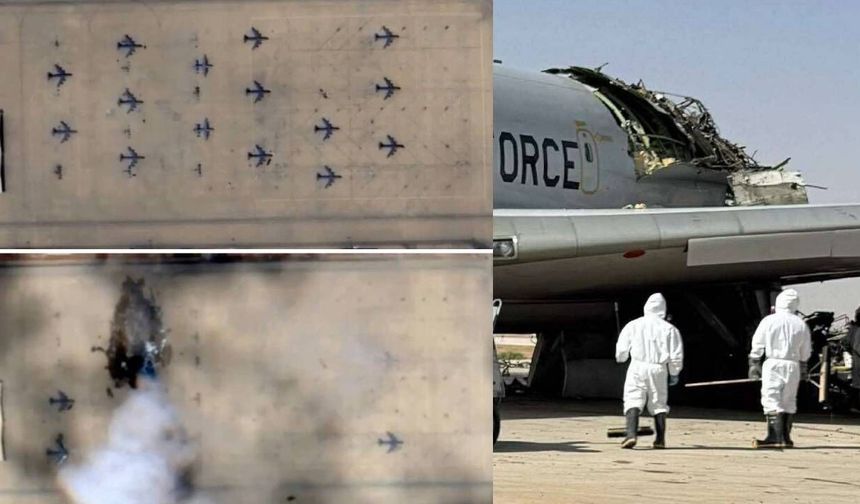 10 ABD askeri yaralanmıştı! İran'ın saldırısına ait görüntüler paylaşıldı