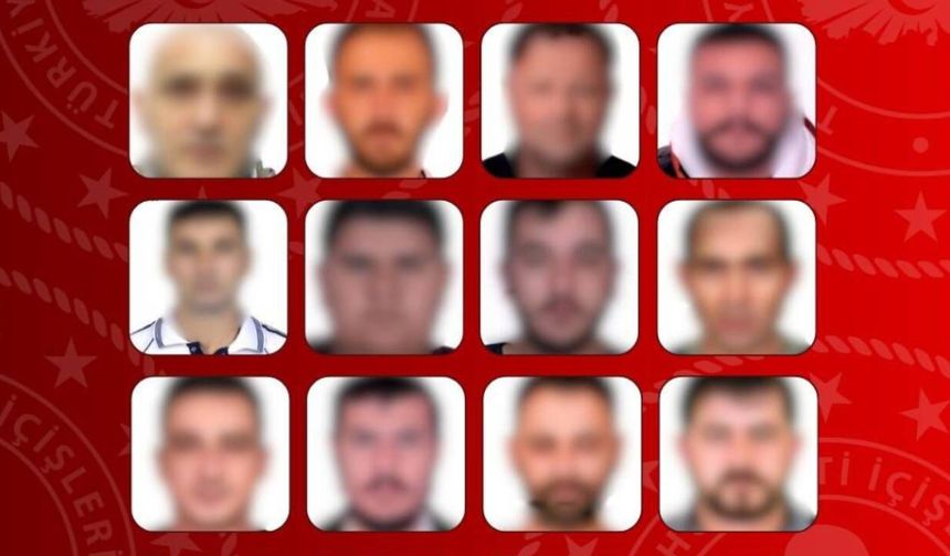 Ulusal seviyede aranıyorlardı: 16 suçlu Türkiye'de