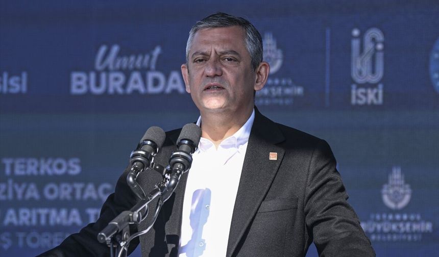 Özgür Özel tesis açtı: Su siyasete alet edilmemeli