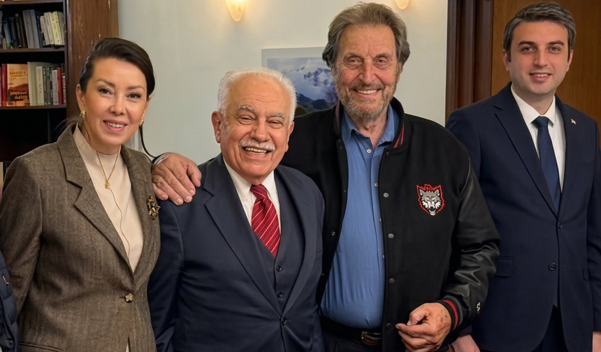 Elon Musk'ın babası Errol Musk, Doğu Perinçek ile görüştü