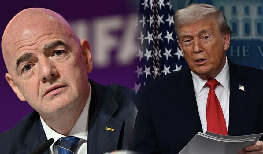 ABD Başkanı Trump FIFA Başkanı İnfantino ile Dünya Kupası öncesi görüşme gerçekleştirdi!
