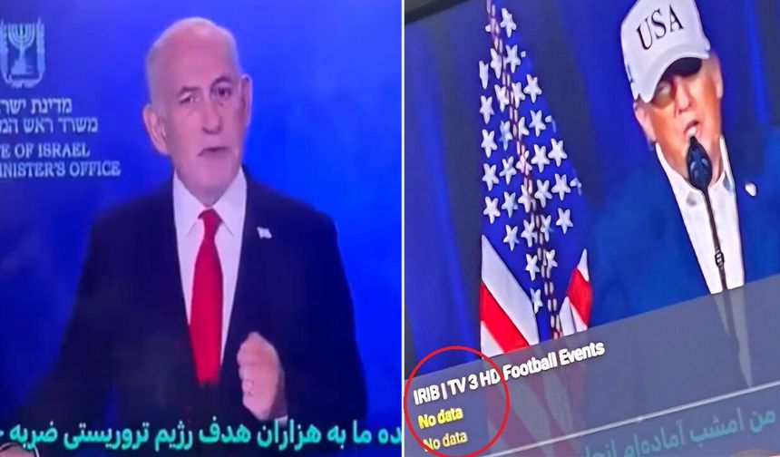Savaş ekranlara taşındı: Netanyahu ve Trump İran Devlet televizyonunda!