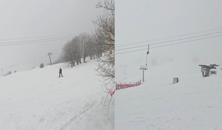 Mart sürprizi: Uludağ yeniden beyaza büründü
