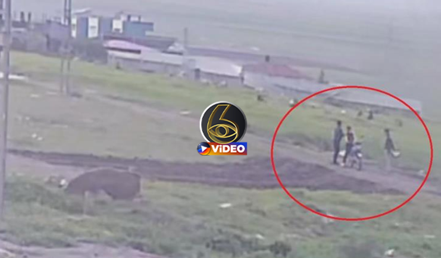 Silahla çevreye defalarca ateş eden 3 çocuk kamerada! I VİDEO