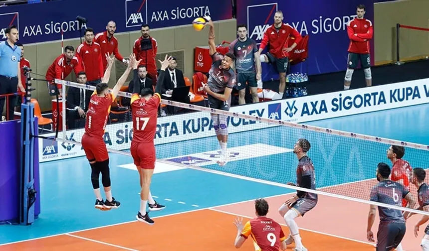 Ziraat Bankası Galatasaray'ı 3-0 yenerek Kupa Voley'in sahibi oldu!