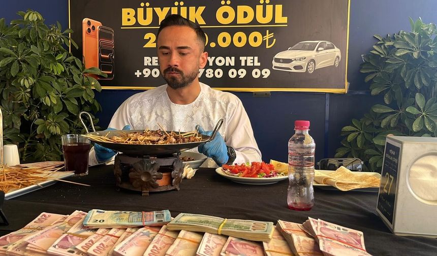 80 dakikada 2 milyon 400 bin TL için 7 kilo aldı