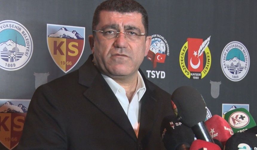 Kayserispor Başkanı Açıkalın: “İstifa tepkisi normal”