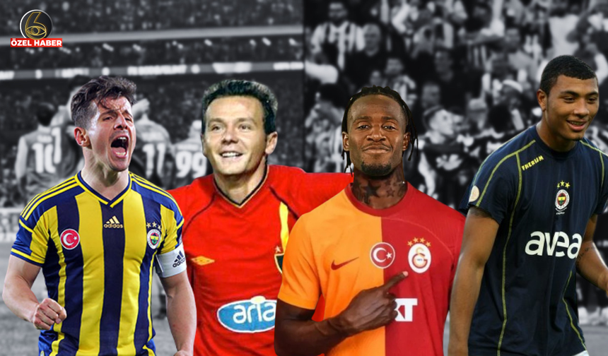 Madalyonun iki yüzü: Hem Fenerbahçe hem Galatasaray'da forma giyenler