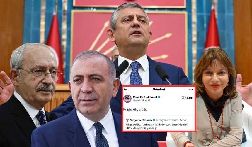 CHP Genel Başkanı Özel'den Mine Kırıkkanat'a "kılıç artığı" tepkisi!