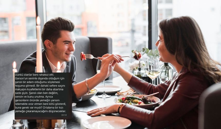 Erkek arkadaşından gelen mesaj sosyal medyayı ikiye böldü! “Şanslı olan ben değilim, sensin”