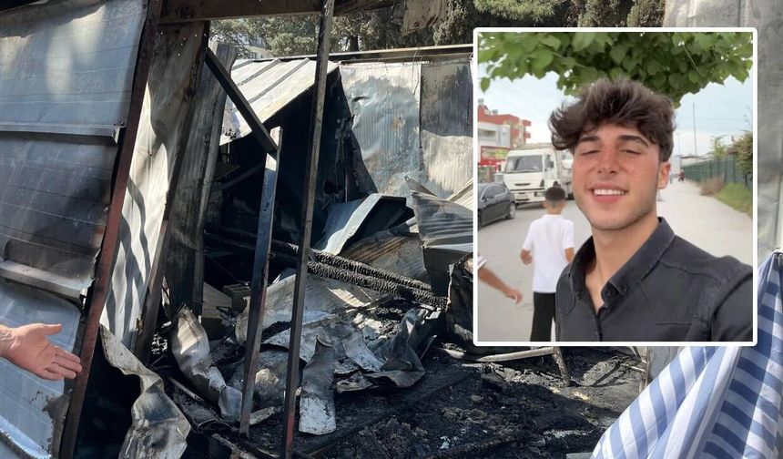 Şantiye yangınında kan donduran ifade! 19 yaşındaki genci benzin döküp yakmışlar