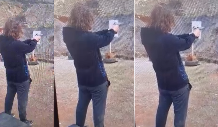 Babası itiraf etmişti! Saldırganın poligonda atış yaptığı görüntüler ortaya çıktı