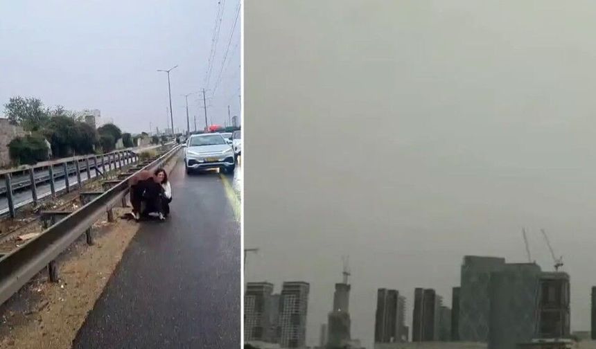 İsrail'de nabız yükseliyor! Önce sirenler çaldı sonra patlama sesleri...