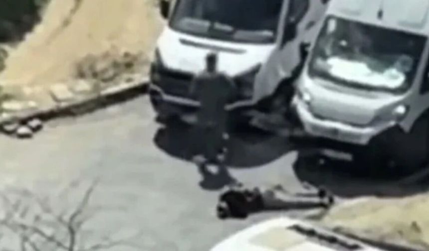 Teröristlerin kiraladığı otomobilin güvenlik kamerası kaydı ortaya çıktı