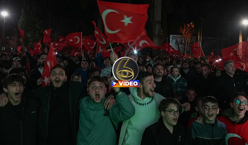 Erzincan'da milli takım coşkusu yaşandı! I VİDEO