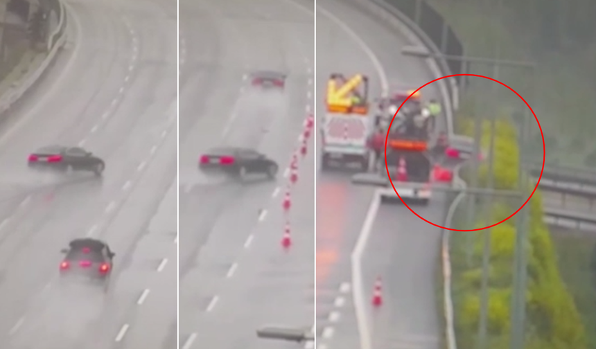 Kuzey Marmara'da korkunç kaza: 1'i ağır 3 yaralı! O anlar kamerada