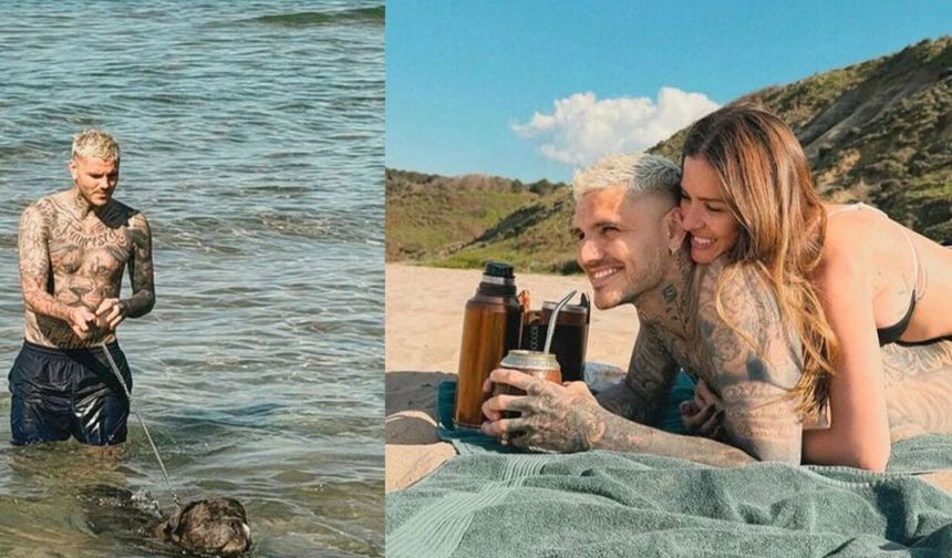 Icardi'den derbi zaferi sonrası Şile'de romantik anlar...