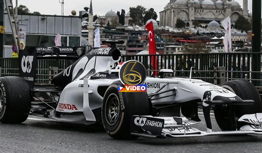 İstanbul'da büyük heyecan! Formula 1 resmen başladı | VİDEO
