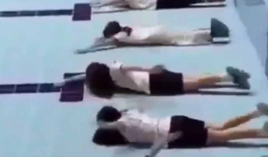 Milli takım seçmelerine günler kala belediyeden akılalmaz tasarruf: Boş havuzda antrenman yaptılar