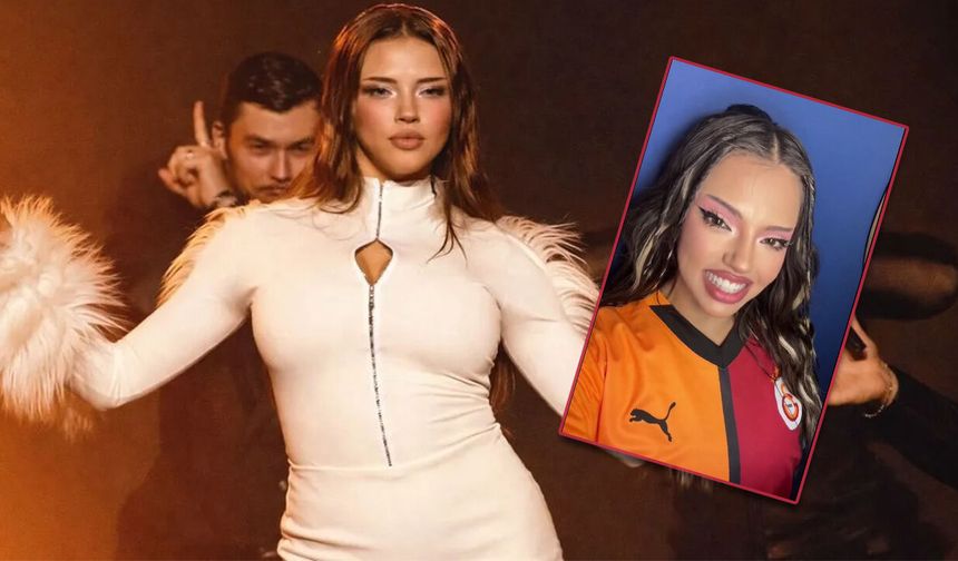 Eurovision şampiyonu Galatasaray formasıyla ortaya çıktı!