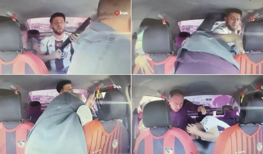 Korkusuz taksici faciayı önledi! Polise ateş açan saldırganı böyle yakaladı