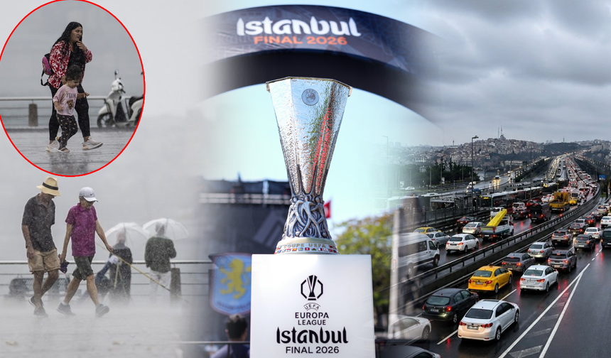 İstanbul'u sağanak vurdu! Yağmur ve final maçı birleşti, trafik felç oldu