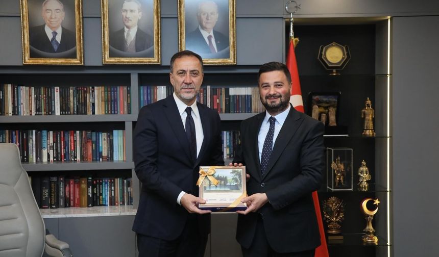 Başkan Öztekin’den Volkan Yılmaz’a hayırlı olsun ziyareti
