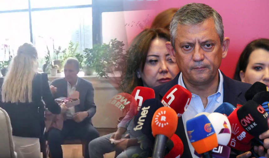Özgür Özel binadan ayrıldı, Kılıçdaroğlu'nun ekibi çikolata dağıttı