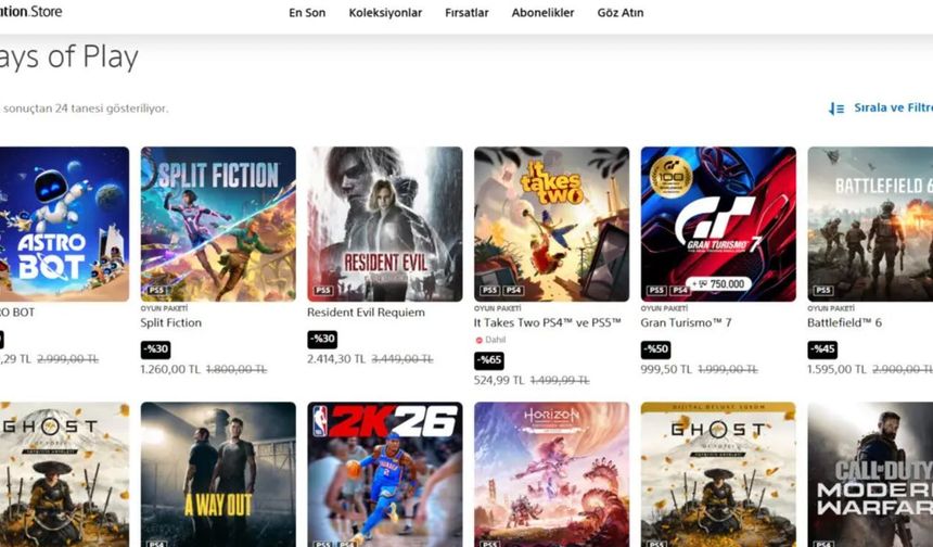 PlayStation Store'da Days of Play indirimleri başladı! İşte dikkat çeken 16 oyun