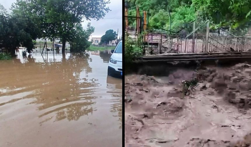 Hatay ve Osmaniye’de sel alarmı! Şiddetli yağış hayatı felç etti