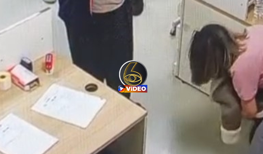 Hastane kantininde boğazına şeker kaçan Mina’yı hemşire kurtardı! | VİDEO