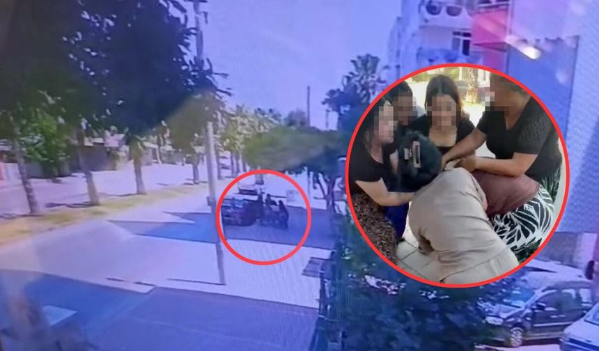 Antalya’da vicdan sarsan görüntüler! Olay kameralara yansıdı!