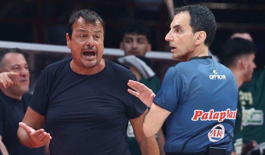 Ergin Ataman'dan olay hakem tepkisi!