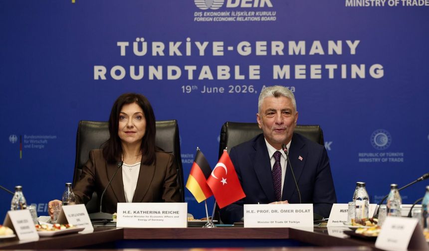 Türkiye ve Almanya'dan 60 milyar dolarlık ticaret hedefi