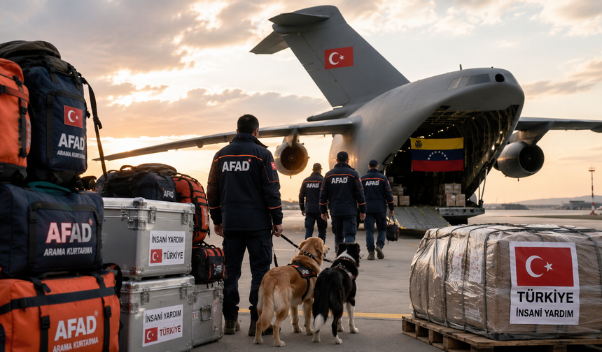 Türkiye'den Venezuela'ya yardım seferi! Arama kurtarma ekipleri yola çıkıyor